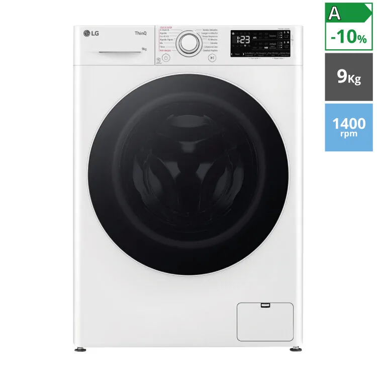 MÁQUINA LAVAR ROUPA LG F4WR3509A0W