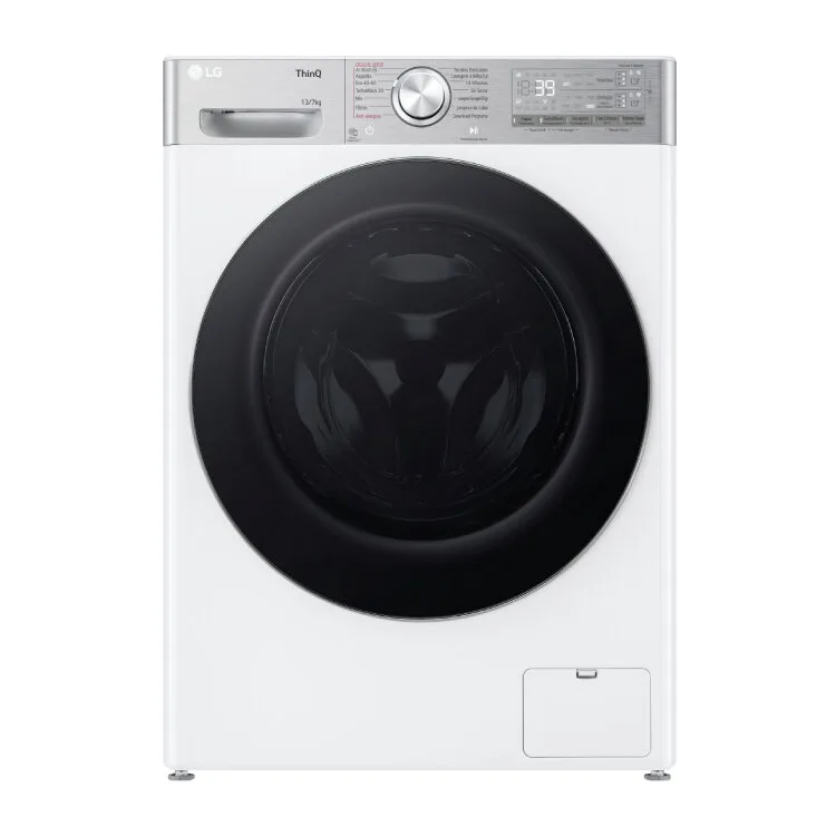 Máquina de Lavar e Secar Roupa LG F4DR9513P2W (7/13 kg - 1400 rpm - Branco)
