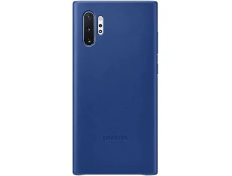 Capa SAMSUNG Galaxy Note 10+ Leather Azul