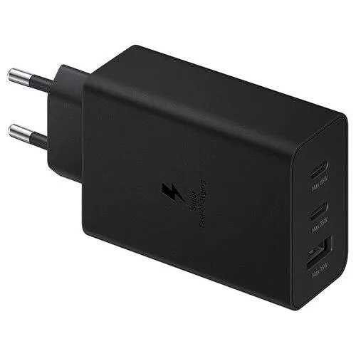 Carregador Samsung Adaptador de Energia Trio - 65W - Preto