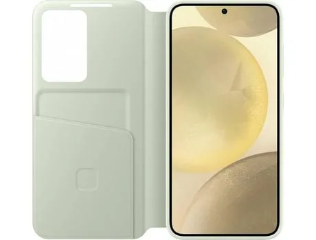 Capa Samsung Flip Wallet para Samsung Galaxy S24 - Verde Claro