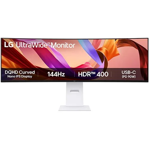 Monitor Gaming LG UltraWide 49U950A-W | 49" | 144Hz |  QHD - Branco
