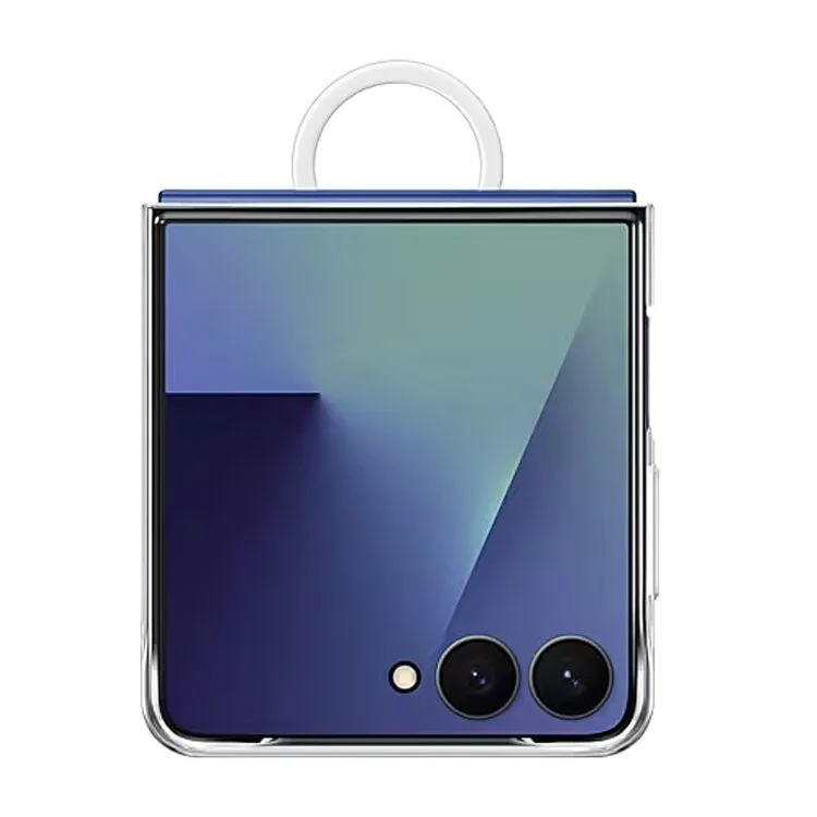 CAPA SAMSUNG FLIP 7 CLEAR C/ ANEL